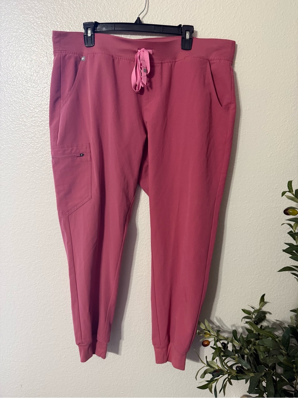 FIGS Technical Collection Mauve Jogger Scrub Pants XXL